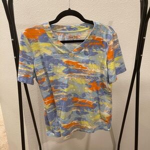 Colorful V-Neck T-Shirt